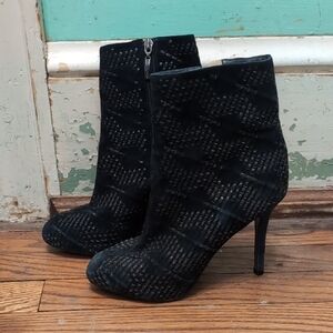 Alexandra Birman Suede Leather Heeled Boots